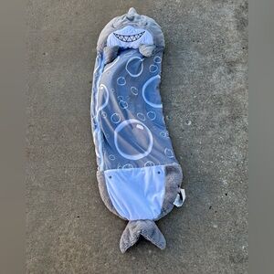 Happy nappers small Shark sleeping nap bag fun sleepover pillow